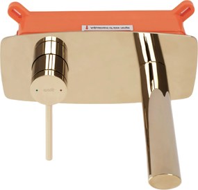 Rea Oval, podomietková umývadlová batéria, zlatá lesklá, REA-B5125