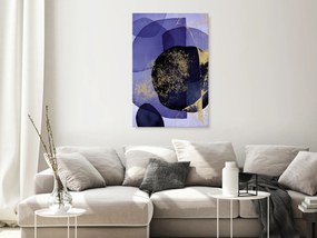 Artgeist Obraz - Purple Kaleidoscope (1 Part) Vertical Veľkosť: 20x30, Verzia: Na talianskom plátne