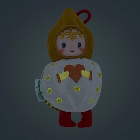 Lilliputiens – vianočná plyšová dekorácia – biela elfka Mimmi