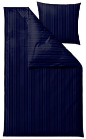 Tmavomodré damaškové obliečky na jednolôžko 140x200 cm Noble – Södahl