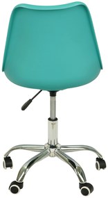 AKCIE Tyrkysová kancelárska stolička MILANO II. akosť