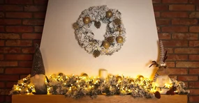 Bestent Veniec vianočný 45cm Snowy