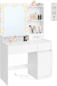 Toaletný stolík s LED zrkadlom RDT242WB01