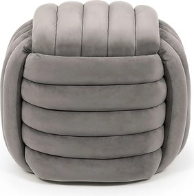 Taburet Nilo světle šedý