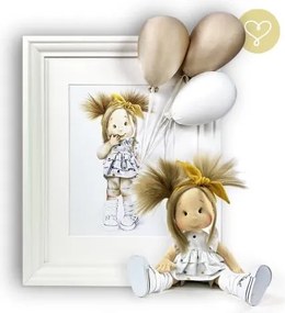 Nástenná maľba "Emilka"