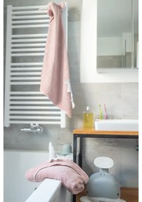 Ružová bavlnená detská osuška s kapucňou 75x75 cm Unicorn – Kindsgut