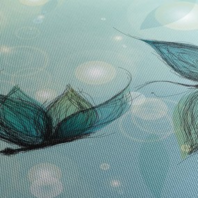 Obraz - Modré motýliky (90x60 cm)