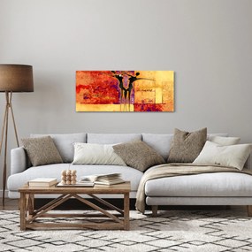 Obraz - Africká bohyňa (120x50 cm)
