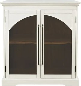 Komoda Avola 84 cm z masívu biela