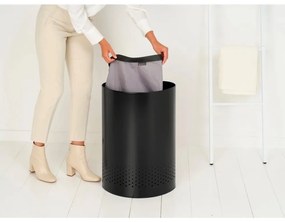 Biely kovový kôš na bielizeň 55 l Selector – Brabantia