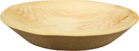 AMADEA Drevená servírovacia tácka okrúhla, masívne drevo, 15 cm