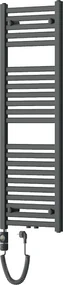 Mexen Hades, elektrické vykurovacie teleso 1200 x 400 mm, 600 W, antracitová, W104-1200-400-2600-66