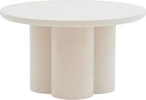 Okrúhly konferenčný stolík Cylindus 80 cm - béžový