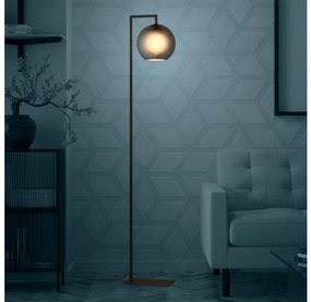 Eglo 390254 - Stojacia lampa ARANGONA 1xE27/40W/230V dymová