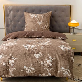 Mikroflanelové obliečky BRONIVA hnedé Rozmer obliečky: 70 x 90 cm | 140 x 200 cm