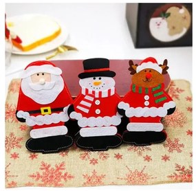 Vianočný obal na príbory 311407 (3 ks)