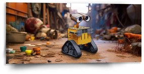 Sablio Obraz Wall-E robot Mesto - 110x50 cm