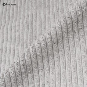 Svetlosivý menčestrový taburet Nihad – Bobochic Paris