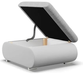 Taburetka FORESTA sivá / biela