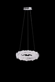 Toolight Toolight, LED závesné svietidlo 57cm, 36W, 4000K, MS017-CP, chrómová, OSW-09629