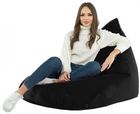 Sedací vak Bermudy SAKO čierny plyš