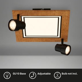 Brilo - LED Stropné svietidlo LED/12W/230V + 2xGU10/9W 3000K
