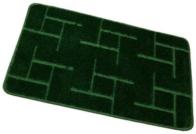 Kúpeľňový koberček TERAMO fľaškovo zelený