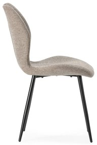 Svetlohnedé jedálenské stoličky v súprave 4 ks Muli – Marckeric