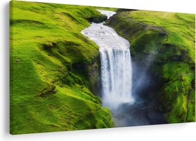 Obraz - Vodopád Skogafoss (90x60 cm)