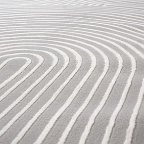 Koberec ELLEN NG89A sivý / biely