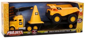 LEAN TOYS Súprava stavebných strojov