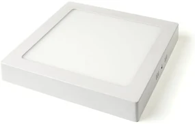 BERGE LED panel štvorcový 225x225x35mm prisadený - 18W - 230V - 1480Lm - teplá