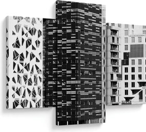 Obraz čiernobiele architektúry (90x60 cm)