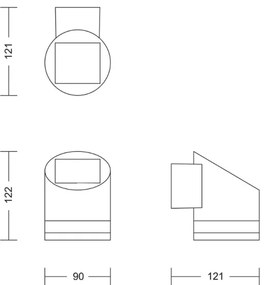 Philips - LED Solárne nástenné svietidlo FYCE LED/1,5W/3,7V 1200 mAh IP44