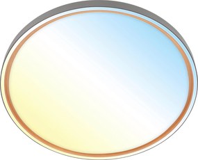 XXXLutz STROPNÉ LED SVIETIDLO, 49.5/6,5 cm - Interiérové svietidlá - 004474017202