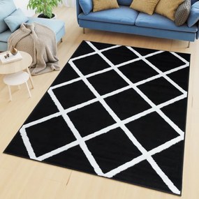 Koberec LUXURY L889C PP ESM čierny