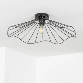 Brilagi - LED prisadený luster CERIA WIRE 1xE27/40W/230V pr. 60 cm čierny