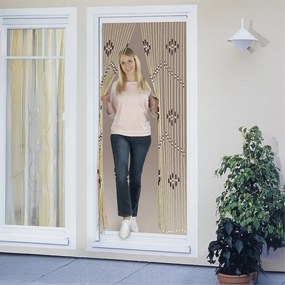 Bambusový záves do dverí v prírodnej farbe 90x200 cm – Maximex