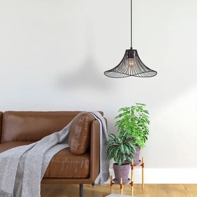 Čierne závesné svietidlo ø 40 cm Wavy – Squid Lighting