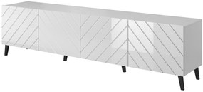 Cama Biely TV stolík Abeto 4D
