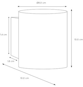 Lucide 23252/01/30 - Nástenné svietidlo XERA 1xG9/42W/230V čierna