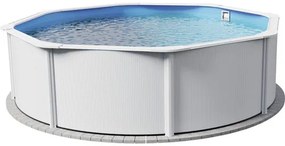 Nadzemný bazén biely Planet Pool Vision-Pool Classic Solo Ø 550 x 120 cm so skimmerom