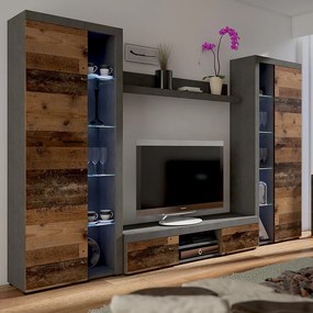 Obývacia stena Rumba Xl 300cm Old Style Wood Matera
