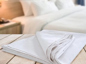 Bavlnená plachta DELUXA 145x245 cm biela