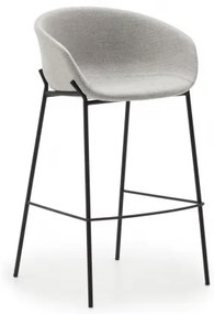 YVETTE barová stolička Sivá - svetlá