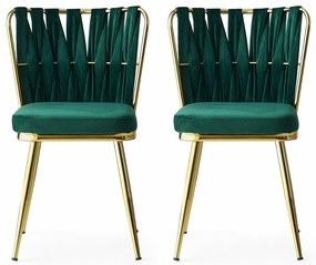 Sada jedálenských stoličiek Kusakli Green, 2 ks