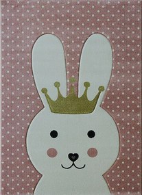 Berfin Dywany, Kusový koberec Smart Kids 22414 Pink, 160x230, ružová, detská izba