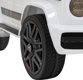 Ramiz Mercedes AMG G63 pre deti biely + diaľkové ovládanie