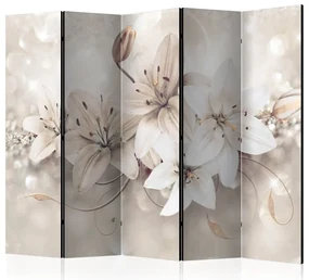 Artgeist Paraván - Diamond Lilies II [Room Dividers]