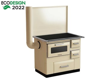 Sporák Luna 7 kW ľavý cappucino